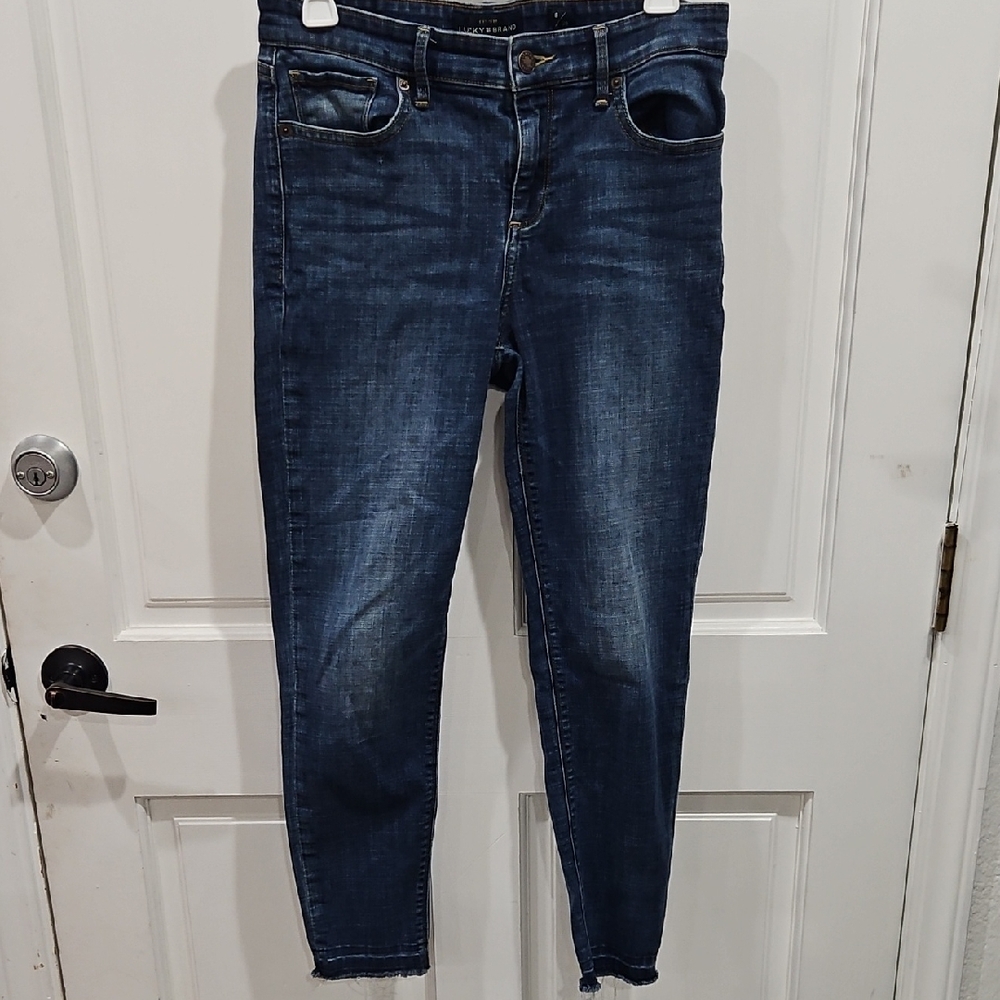 Lucky Brand Dark Blue Ankle Jeans